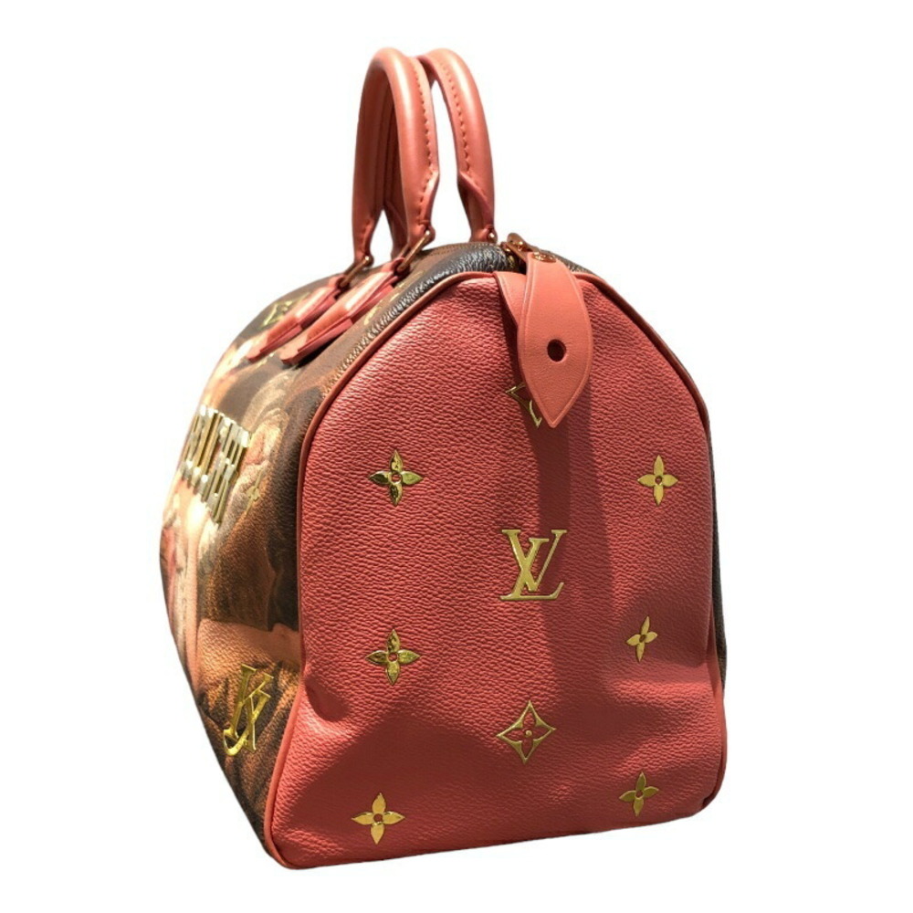 Louis Vuitton Masters Collection 30 Handbag Pink Speedy Boucher
